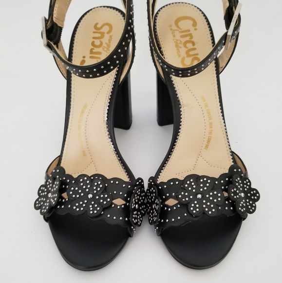 Sam Edelman circus faux leather studs wrap ankle sandals - Picture 7 of 8